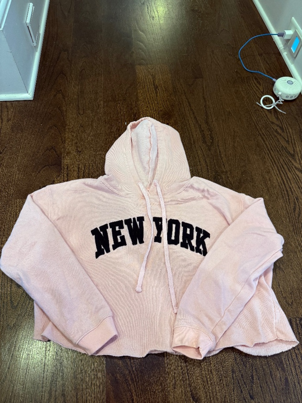 Infinity Pink New York Hoodie Size L